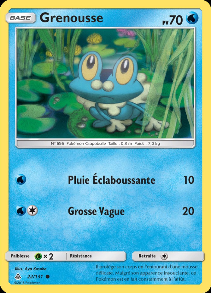 Carte Pokémon: Grenousse