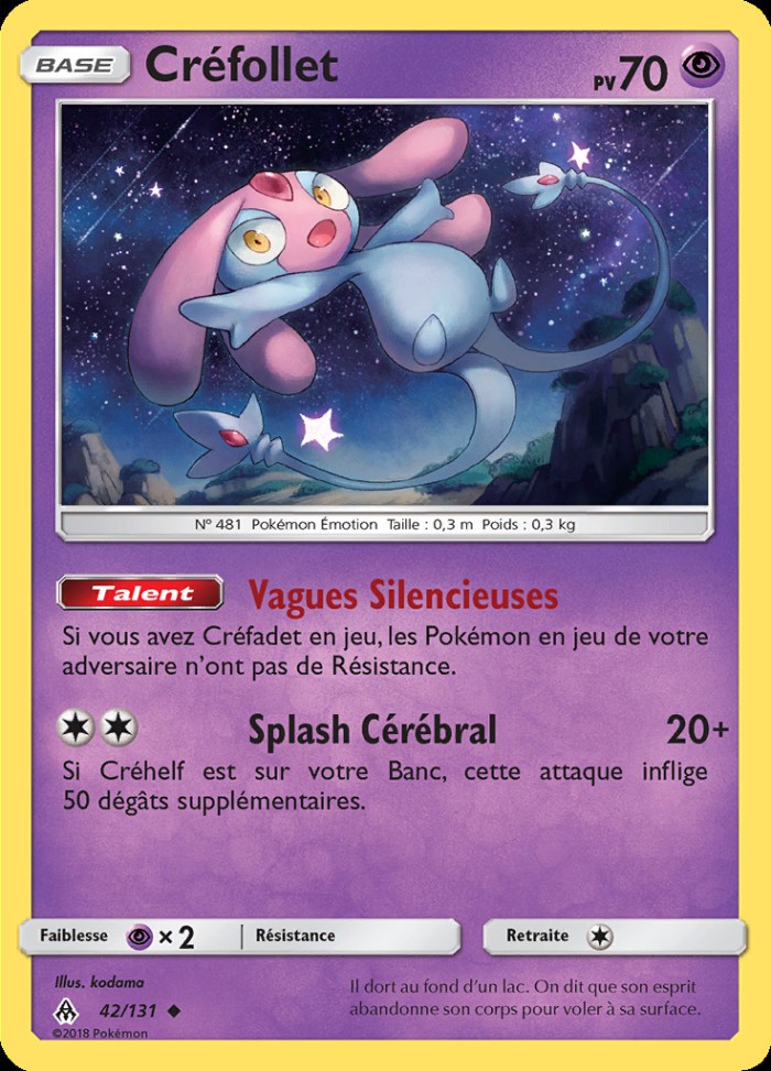 Carte Pokémon: Créfollet