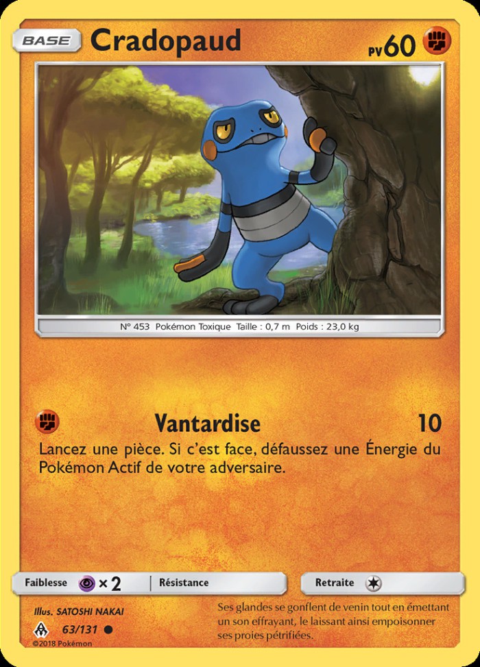 Carte Pokémon: Cradopaud