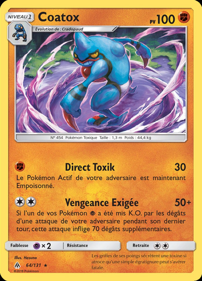 Carte Pokémon: Coatox