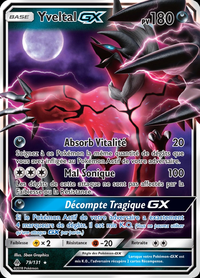 Carte Pokémon: Yveltal GX