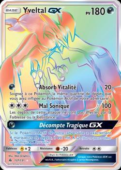 Carte Pokémon: Yveltal GX