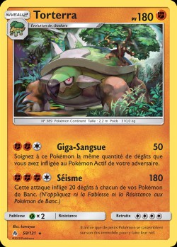 Carte Pokémon: Torterra