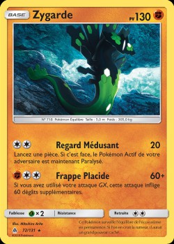 Carte Pokémon: Zygarde