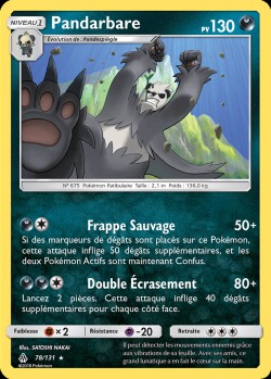 Carte Pokémon: Pandarbare