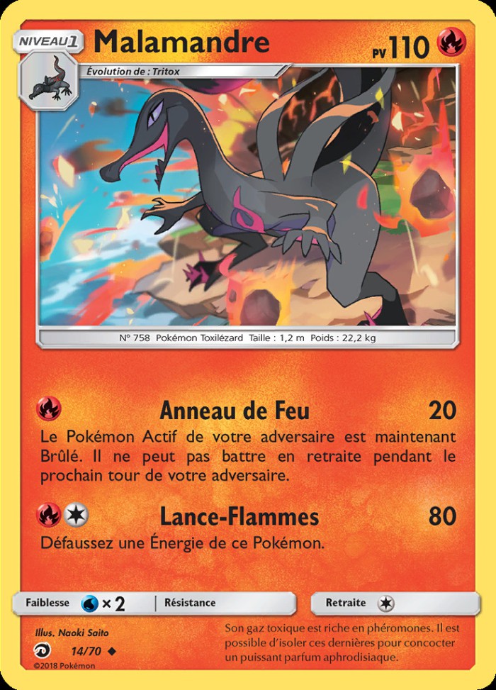 Carte Pokémon: Malamandre