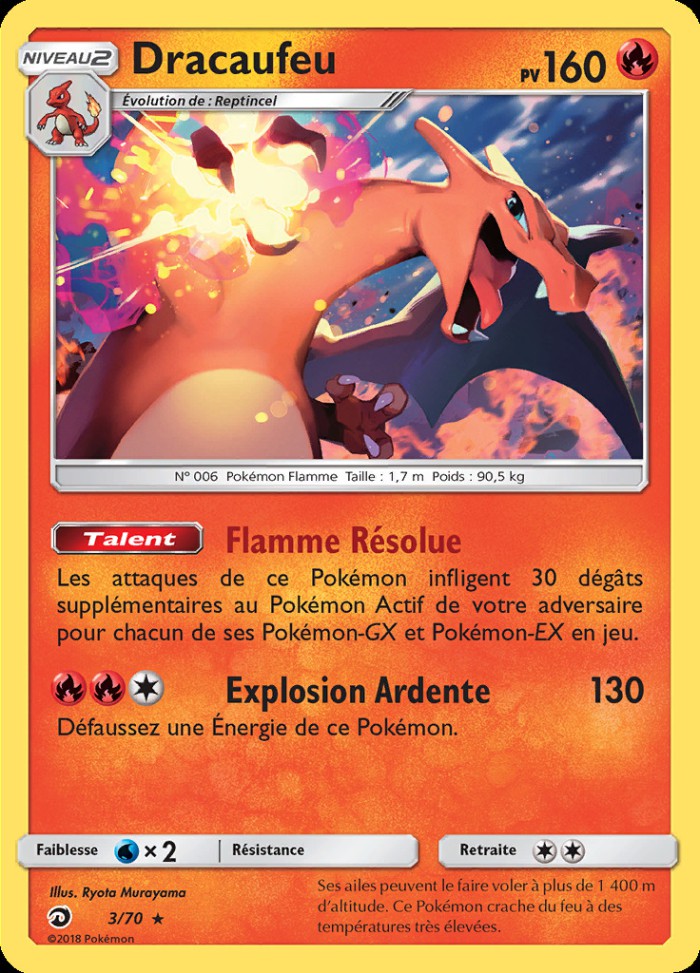 Carte Pokémon: Dracaufeu