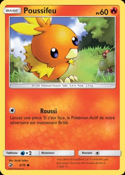 Carte Pokémon: Poussifeu