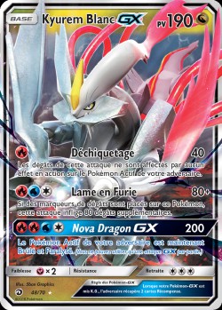 Carte Pokémon: Kyurem Blanc GX