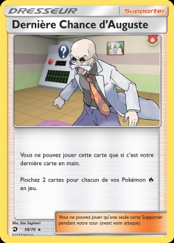 Carte Pokémon: Dernière Chance d'Auguste