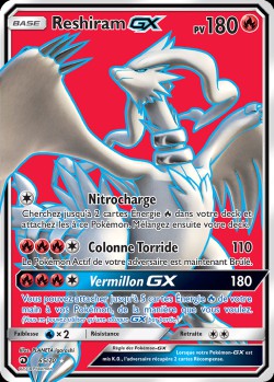 Carte Pokémon: Reshiram GX