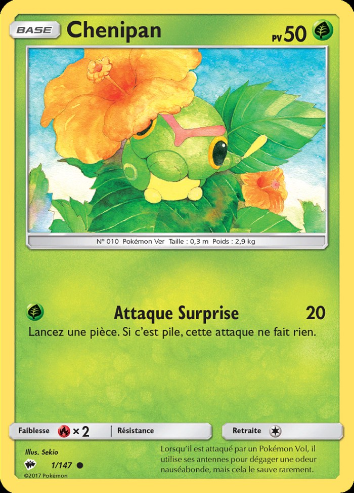 Carte Pokémon: Chenipan