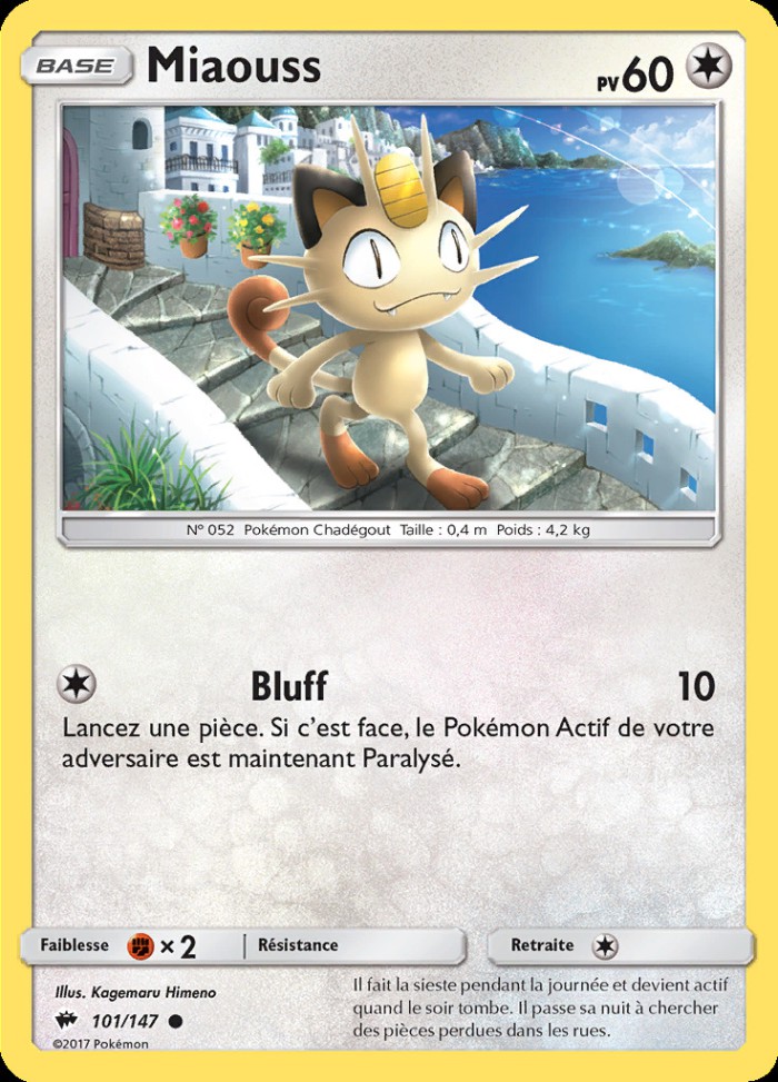 Carte Pokémon: Miaouss