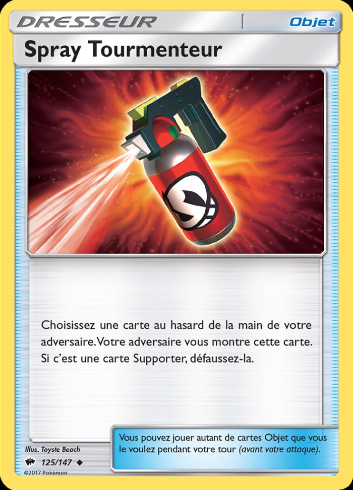 Carte Pokémon: Spray Tourmenteur