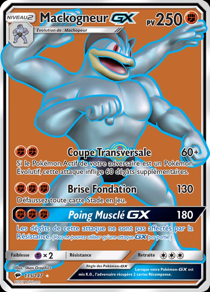 Carte Pokémon: Mackogneur GX