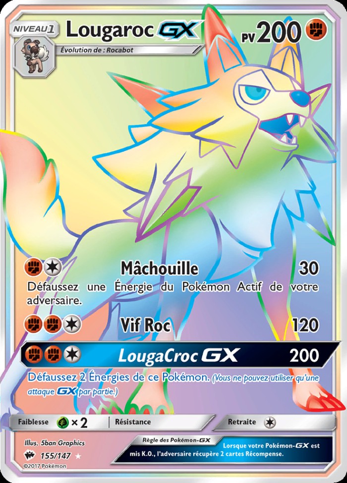 Carte Pokémon: Lougaroc GX