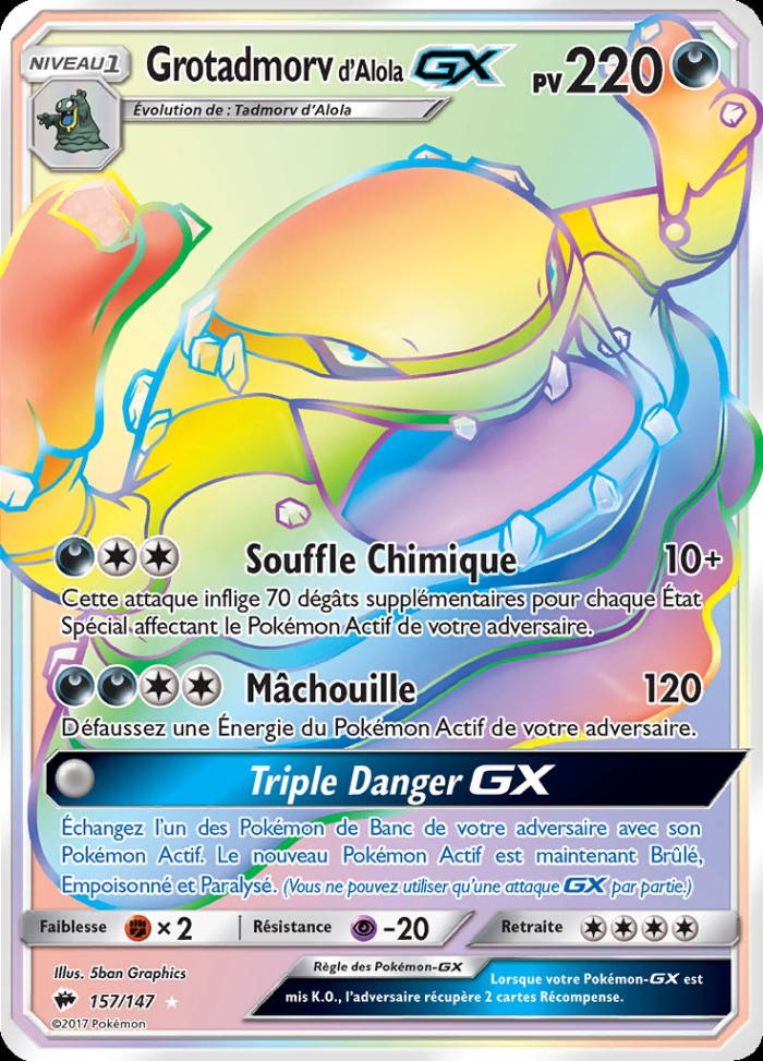 Carte Pokémon: Grotadmorv d'Alola GX