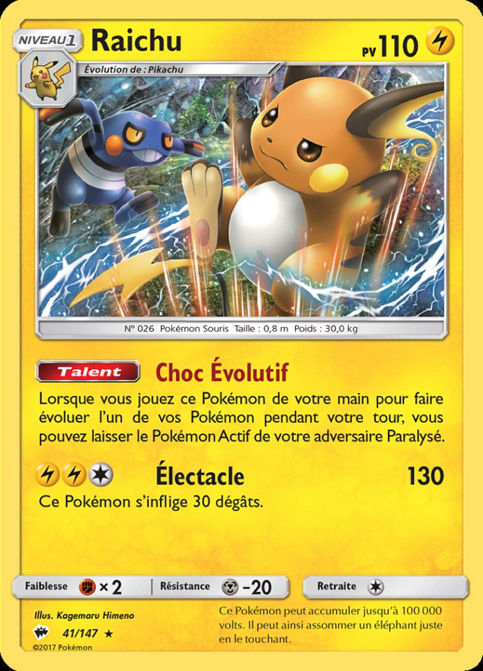 Carte Pokémon: Raichu