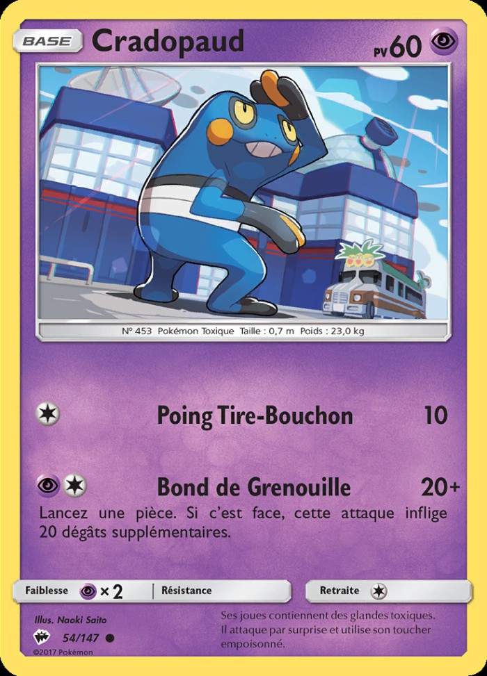 Carte Pokémon: Cradopaud