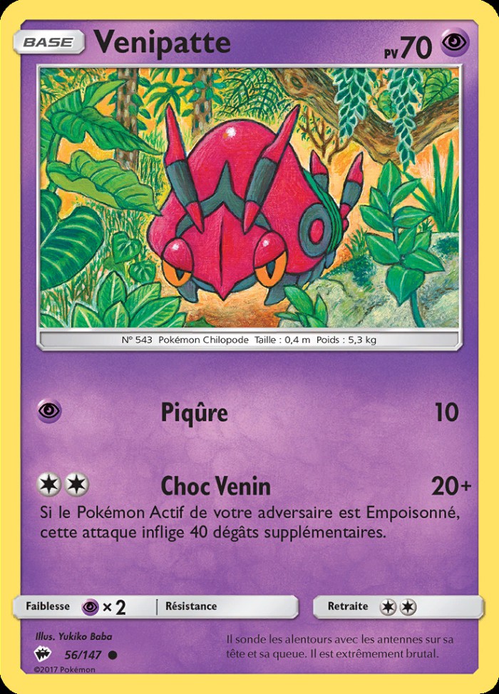 Carte Pokémon: Venipatte