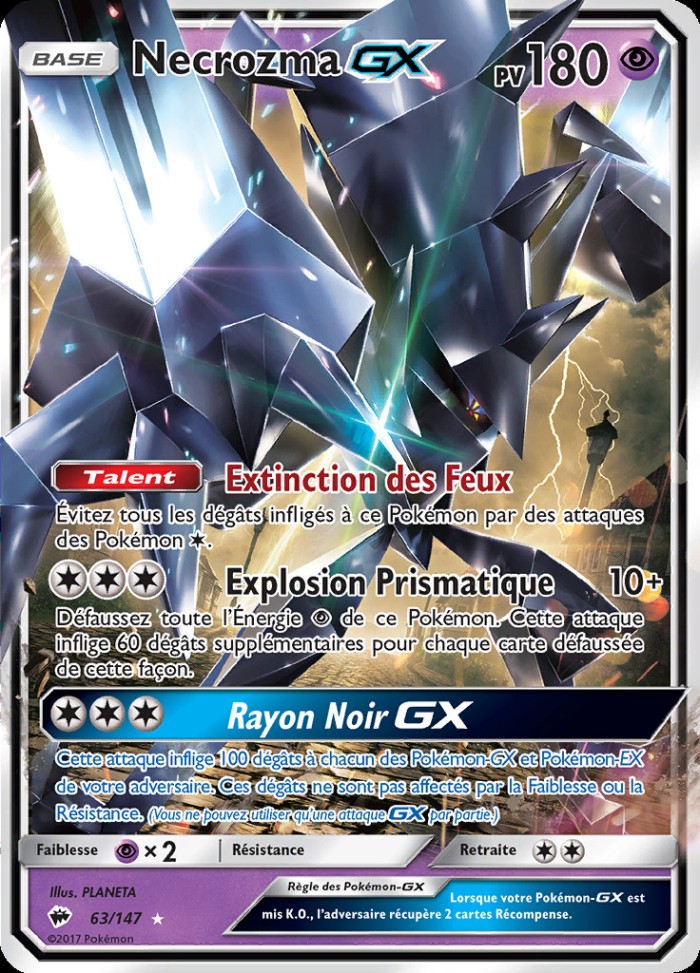 Carte Pokémon: Necrozma GX