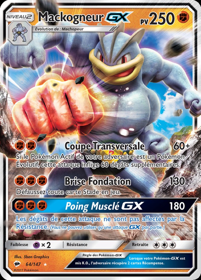 Carte Pokémon: Mackogneur GX