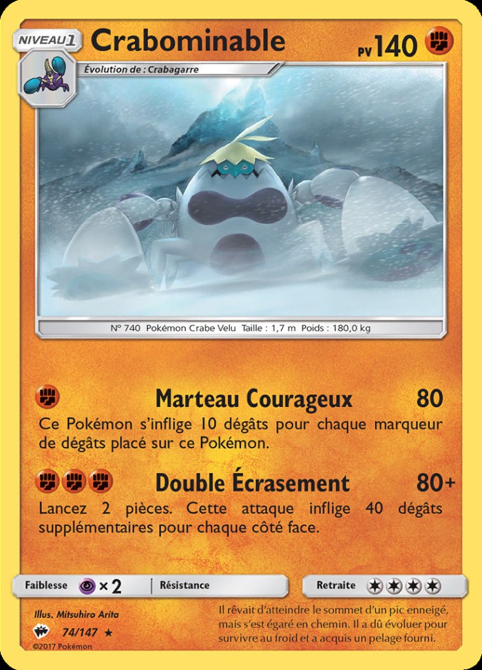 Carte Pokémon: Crabominable