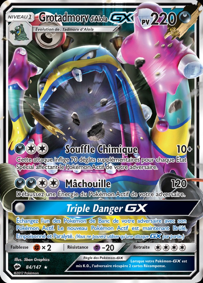 Carte Pokémon: Grotadmorv d'Alola GX