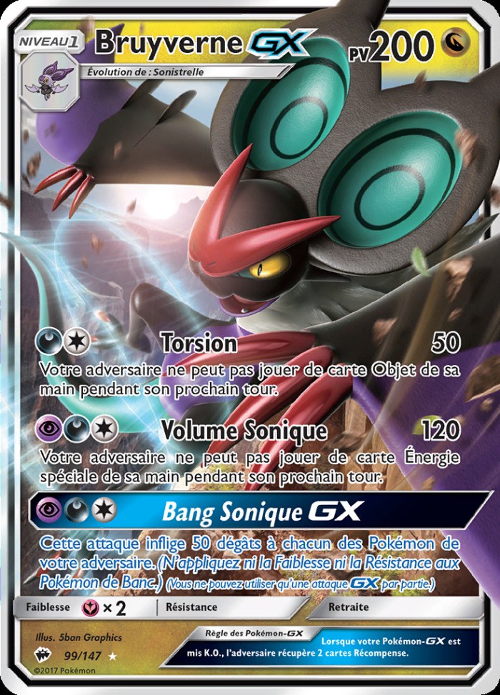 Carte Pokémon: Bruyverne GX