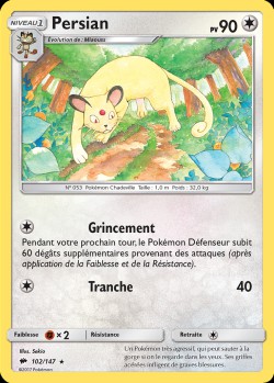 Carte Pokémon: Persian