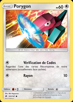 Carte Pokémon: Porygon