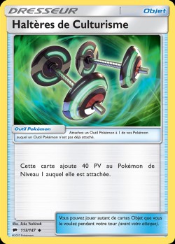 Carte Pokémon: Haltères de Culturisme