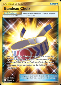 Carte Pokémon: Bandeau Choix