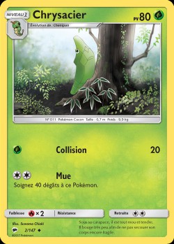 Carte Pokémon: Chrysacier