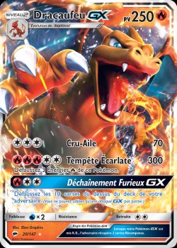 Carte Pokémon: Dracaufeu GX