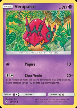 Carte Pokémon: Venipatte