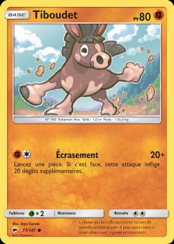 Carte Pokémon: Tiboudet