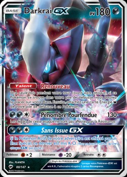 Carte Pokémon: Darkrai GX