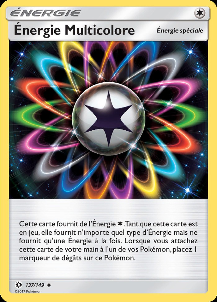 Carte Pokémon: Énergie Multicolore