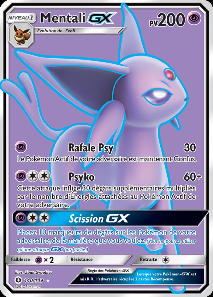 Carte Pokémon: Mentali GX