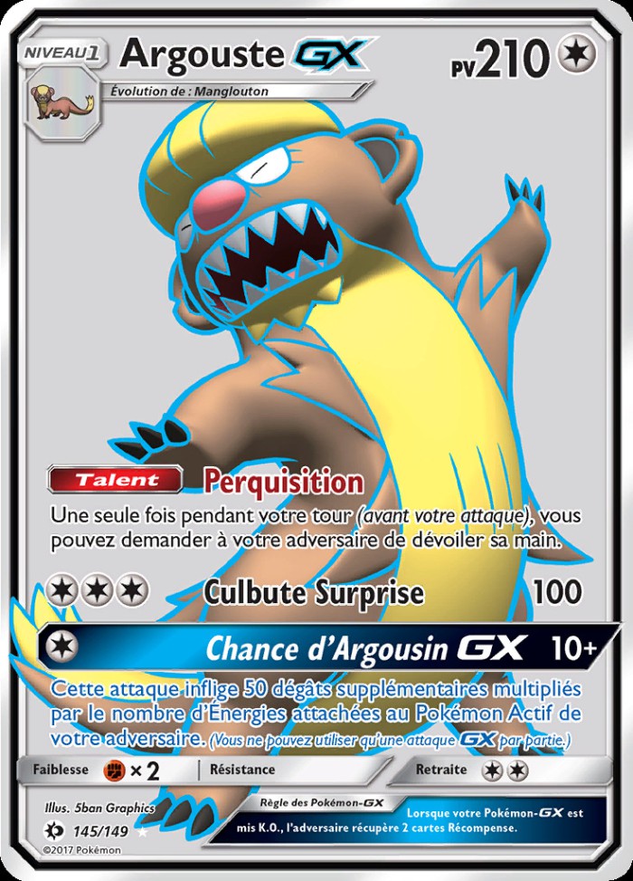 Carte Pokémon: Argouste GX