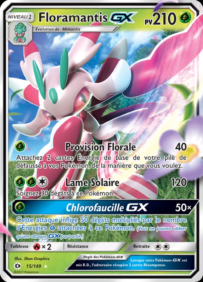 Carte Pokémon: Floramantis GX