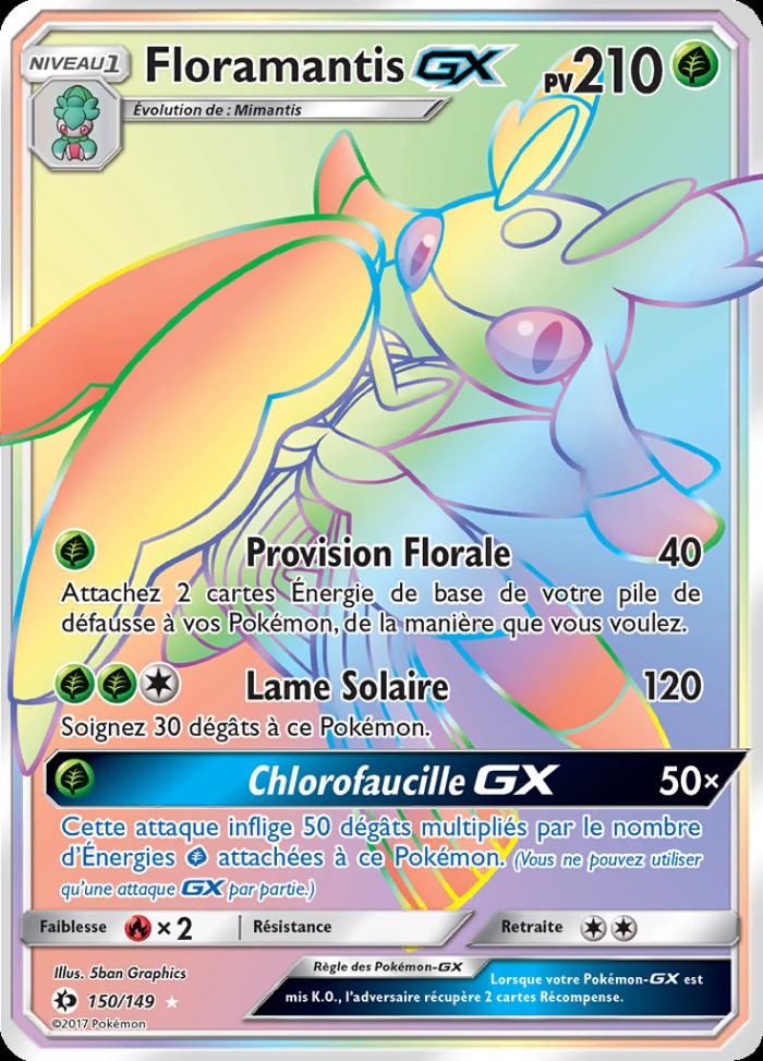 Carte Pokémon: Floramantis GX