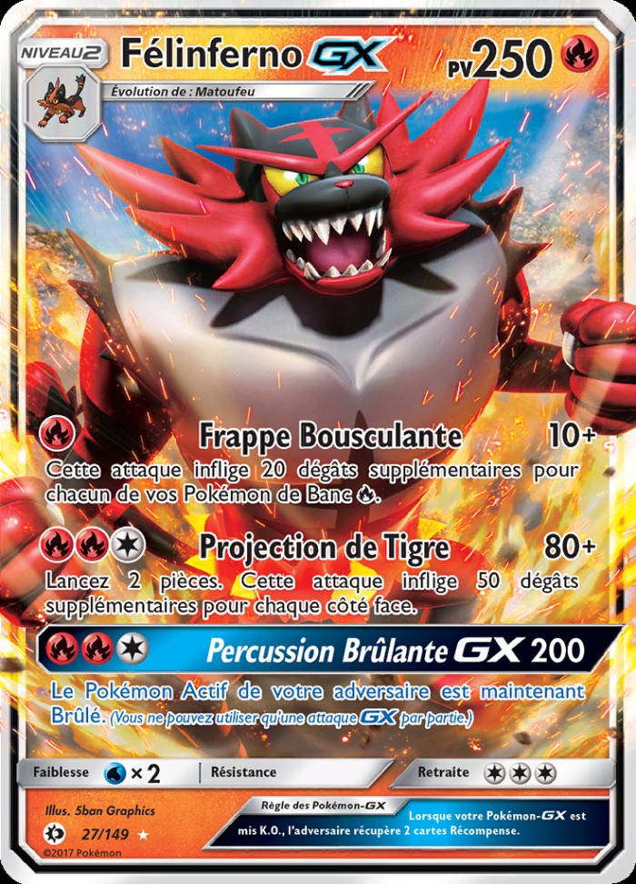 Carte Pokémon: Félinferno GX