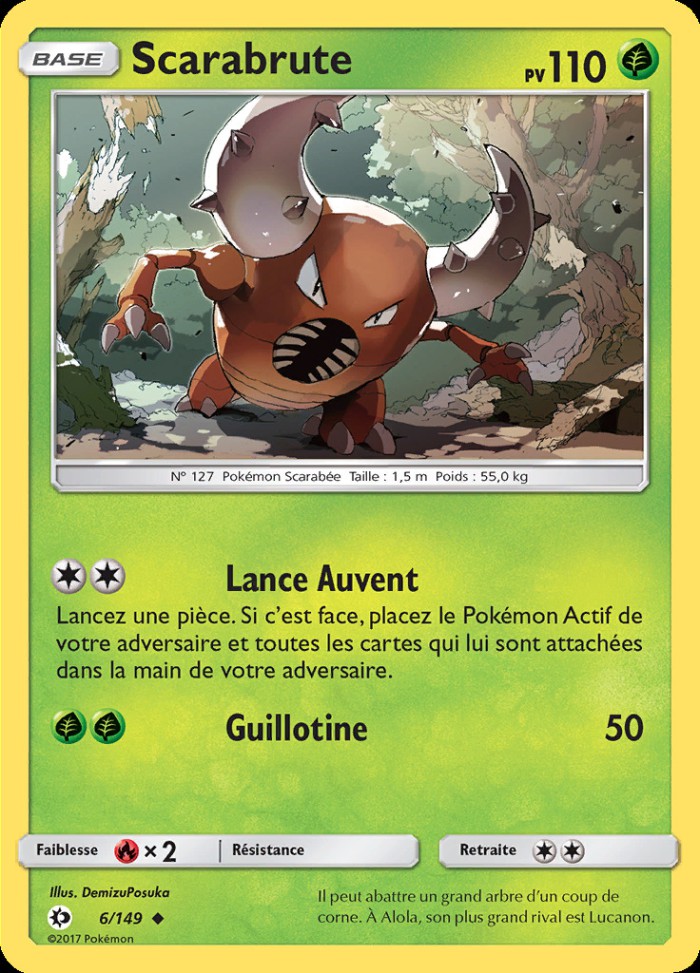 Carte Pokémon: Scarabrute