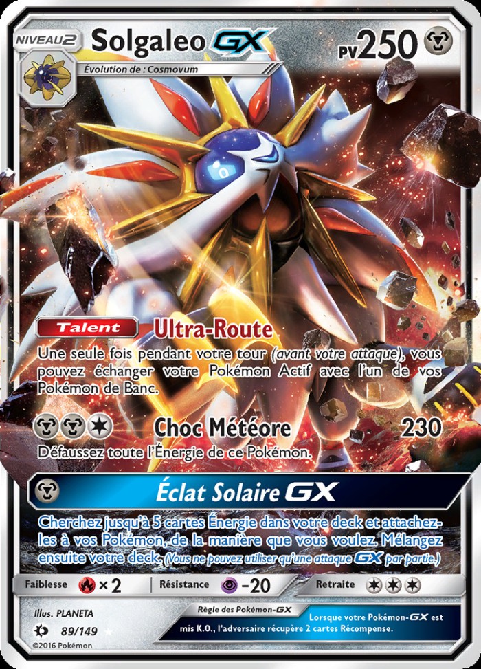 Carte Pokémon: Solgaleo GX