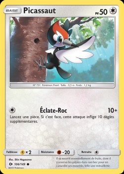 Carte Pokémon: Picassaut