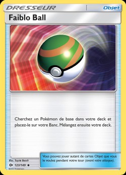 Carte Pokémon: Faiblo Ball