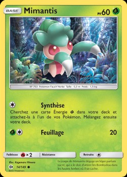 Carte Pokémon: Mimantis