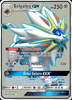 Carte Pokémon: Solgaleo GX